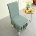 thumbnail image 1 of Cinvoph Stretch Jacquard Chair Slipcovers Non Slip Washable Furniture Protector with Skirt, Elastic Durable Chair Covers for Dining Room Home Parties, 1 of 6