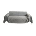 thumbnail image 1 of Cinvoph Stretch Sofa Slipcover Sofa Cover Warm Thickened Slipcovers for 3 Cushion Soft Couch Cover with Elastic Bottom Polyester Spandex Jacquard Fabric, Gray, 1 of 6