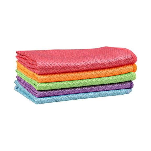 Cinvoph Thickened Cleaning Cloth Easy to Clean Highly Absorbent Lint Free Rags - Non-Scratch Reusable for Kitchen, Car Care, Bathroom & Household 16"x12"