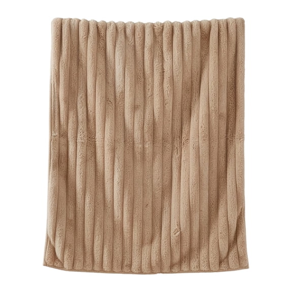 Cinvoph Throw Blanket Soft & Comfortable, Warm & Double-Layer Blankets for Sofa, Couch, Chair, Bed, Living Room Bedroom, All-Season Use, Plush Cozy Home Warmth 39"x28" Coffee