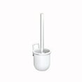 thumbnail image 1 of Cinvoph Toilet Brush and Holder Set - Compact Space Saving Bathroom Scrub Brush, Drip-Proof Nylon Bristles Deep Cleaning Toilet Scrubber, White, 1 of 6