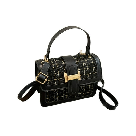 Cinvoph Tote Bag for Women Work Crossbody Purse for Everyday,College,Travel,Lightweight Handbag Adjustable Strap, Black