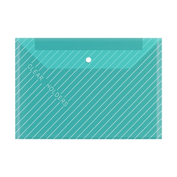 Cinvoph Transparent Expanding File Folder, Folders for Documents with Snap Closure, Colorful File Folder Organizer, File Pouch, Fit Letter/A4 Size