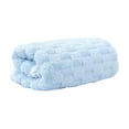 thumbnail image 1 of Cinvoph Velvet Towel Super Soft Cotton Towel Highly Absorbent Hand Towels for Hotel, Bathroom, Shower, Spa 14"x29" Blue, 1 of 6