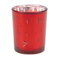thumbnail image 1 of Cinvoph Votive Candle Holders Decoration, Glass DIY Wax Filling Romance Tealight and Pillar Candle Holders for Home Table Wedding Party Anniversary Decor 5"x5"x7" Red, 1 of 7
