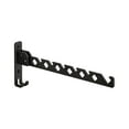 thumbnail image 1 of Cinvoph Wall-mounted Clothes Drying Rack - Folding Indoor Outdoor Rack Balcony Space Saving Laundry Storage for Clothes, Towels Sheets, Black, 1 of 6