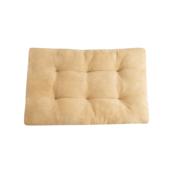 Cinvoph Warm Pet Mat Thickened Dog Pad Soft Cozy Cat Sleeping Blanket Anti Slip Washable Pet Bed Cushion For Cat Litter Dog Crate 12"x18" Beige