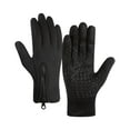 thumbnail image 1 of Cinvoph Winter Glove Ski Snow Gloves Men Women, Waterproof Touchscreen Non-slip Lined Warm Insulated Glove Cycling Cold Weather, Outdoor Sports, Black, 1 of 4