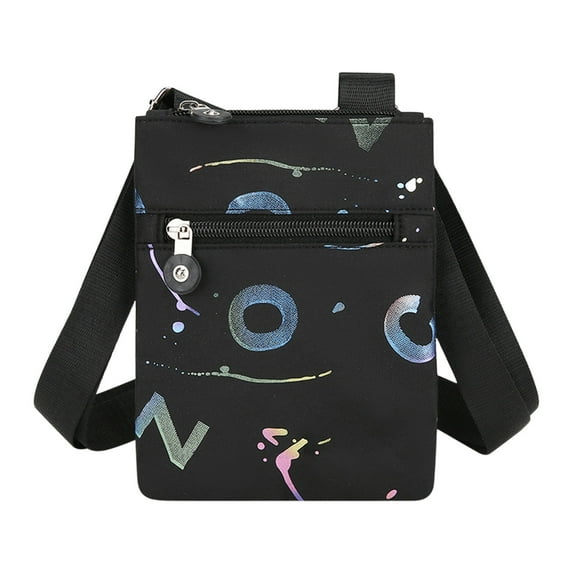 Cinvoph Women Crossbody Bags Purses Handbags Casual Sling Shoulder Bag Stylish Crossbody Purse for Ladies, Black