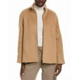 thumbnail image 1 of Cinzia Rocca womens  Icons Wool-Blend Short Coat, 12, Brown, 1 of 3