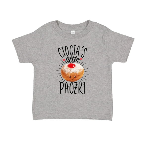 Ciocia's Little Paczki Toddler T-Shirt 2T Athletic Heather