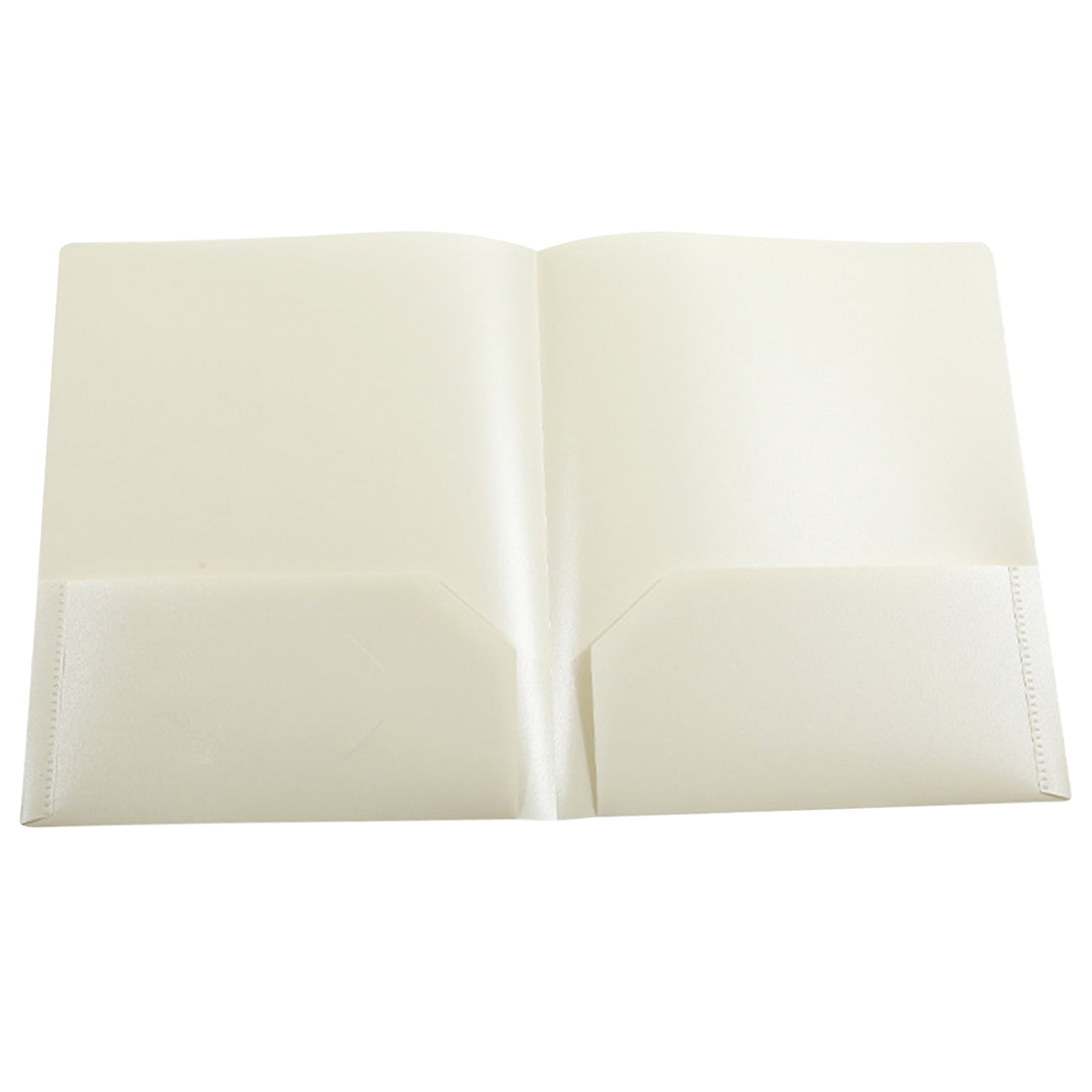Ciozy 2 Pocket Folders, Heavy Duty Plastic With Business Card Slot ...