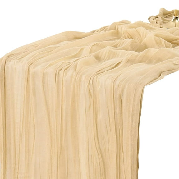 Ciozy Black Cheesecloth Table Runner Clearance! Cheese Cloth Table Runner Under 5$