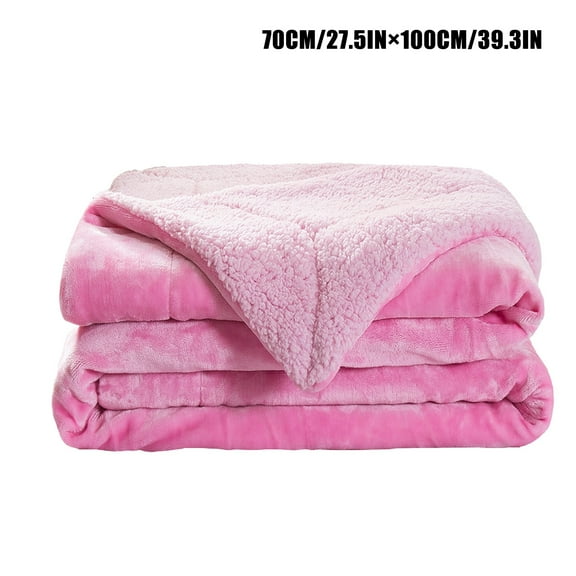 Double-Layer Fleece Throw Blanket - Ultra-Soft Plush Gift Blanket for Sofa/Bed Clearance - Ciozy