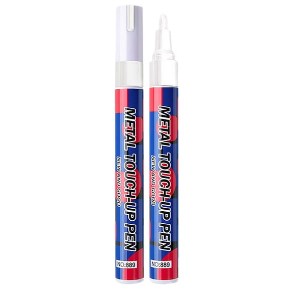 Ciozy Paint Markers, Permanent Acrylic Markers 1 Pack, Water Based, Quick Dry, Waterproof Marker Pen for Rock, Wood, Plastic, Metal, Canvas, Glass, Fabric, Mugs. Medium Tip (White)