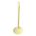 thumbnail image 1 of Ciozy Silicone Flat Cooking Spoon with Extra-Long Heat-Resistant Handle – Non-Stick, Dishwasher Safe, One-Piece Spatula Turner for Stir-Frying, Soup Making and Baking(1, Beige, L), 1 of 8