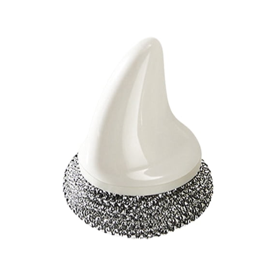 Ciozy Steel Wool Scrubber with Handle, Heavy Duty Cleaner for Dishes, Cast Iron, Pots, Pans & Grills