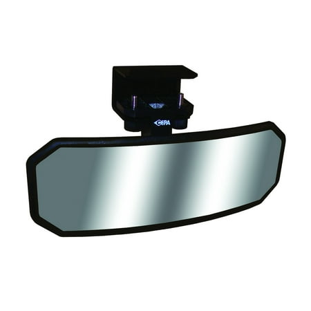 Cipa Mirrors 11119 Black Economy Convex Boat Mirror