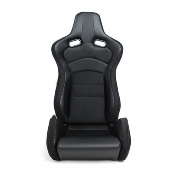 Cipher Auto CPA2003CFBK CPA2003 VP-8 Series All Black Cloth Leather with Carbon Fiber Polyurethane, Black