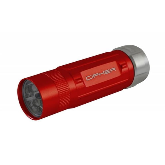 Cipher Auto CPA6300RD Auto LED Flashlight, Red