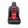 thumbnail image 1 of Cipher Auto CPA4003RD Cipher Racing Red 5 Point 3 in. Release Racing Harness with Snap Hook & Eye Bolts, Red, 1 of 1
