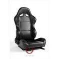 thumbnail image 1 of Cipher CPA1001 Black Synthetic Leather Universal Racing Seats - Pair, 1 of 1