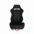 thumbnail image 1 of Cipher CPA1013 Black Cloth with Suede Insert Universal Racing Seats- Sold as a Pair, 1 of 1