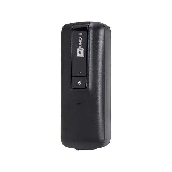 CipherLab A1662LBSNUN01 1600 Series 1662 Pocket-sized 1D Laser Scanner, Bluetooth, iOS & Android Compatible - Black