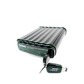 CipherShield 256-bit AES USB-A 3.2 Gen 2/eSATA FIPS 140-2 Level 2 HIPAA Hardware Encrypted External Desktop Hard Drive (2TB)