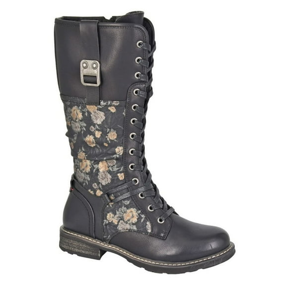 Cipriata Womens Floral Calf Boots