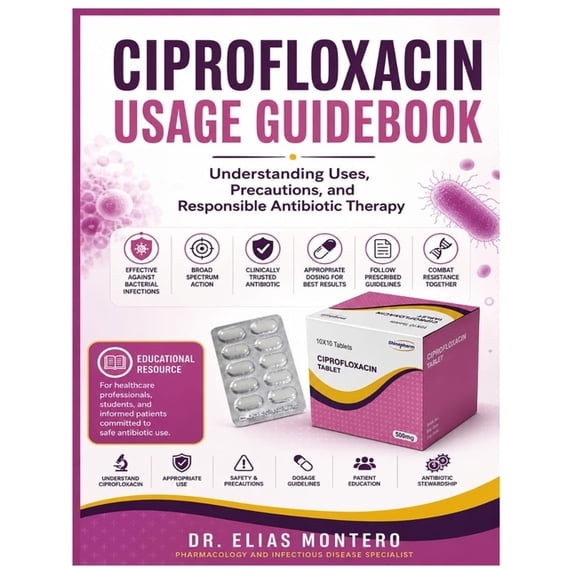 Ciprofloxacin Usage Guidebook: Understanding Uses, Precautions, And Responsible Antibiotic Therapy, (Paperback)