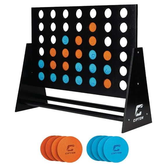 Cipton 4 In A Row Jumbo Sized Indoor and Outdoor Game Ages 8 and Up