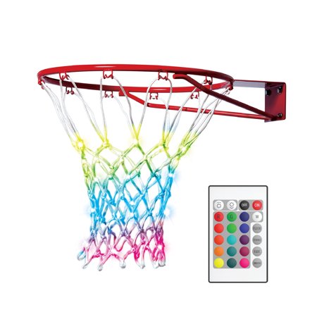 Cipton Glow in The Dark Basketball Net Lights, Color Changing LED Light Up Basketball Net, Great Gifts for Kids, Great for Indoor and Outdoor Sports, Multiple Color Options