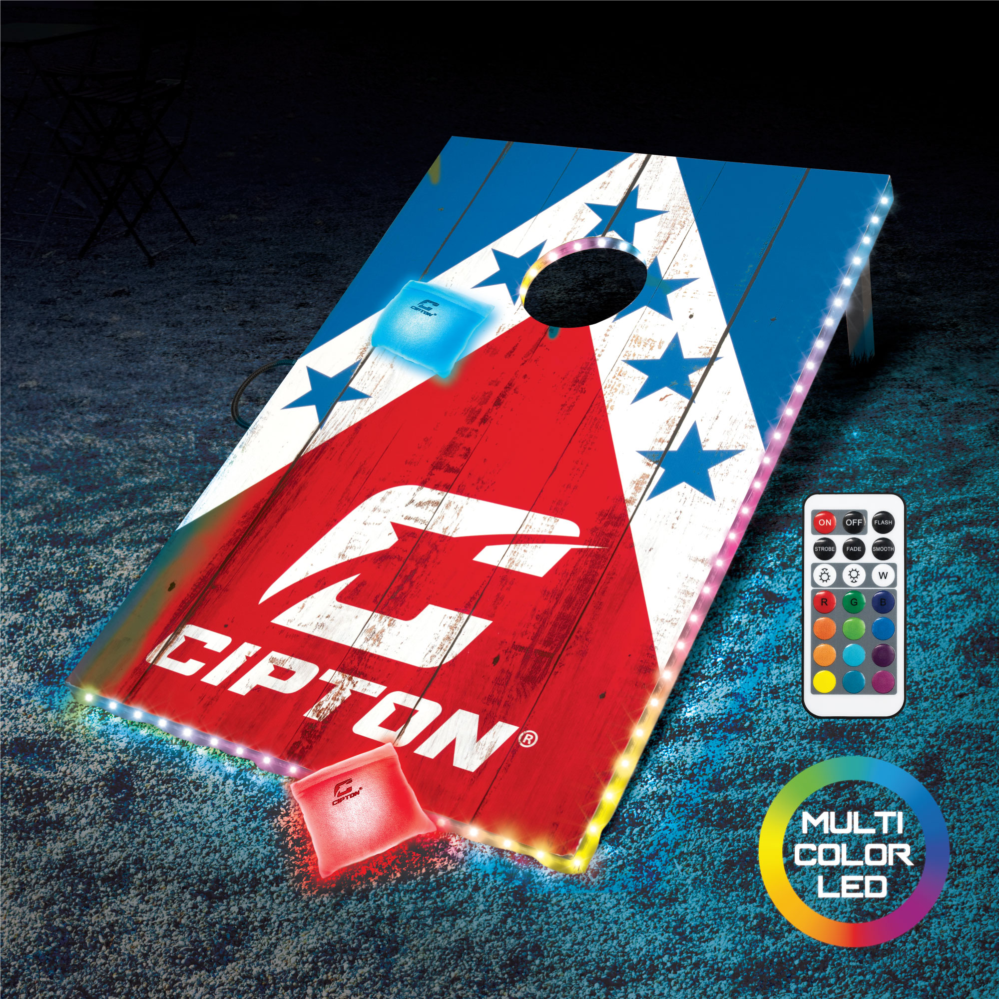 Trademark Games Bud Light Cornhole Outdoor Bean Bag Toss Game Set