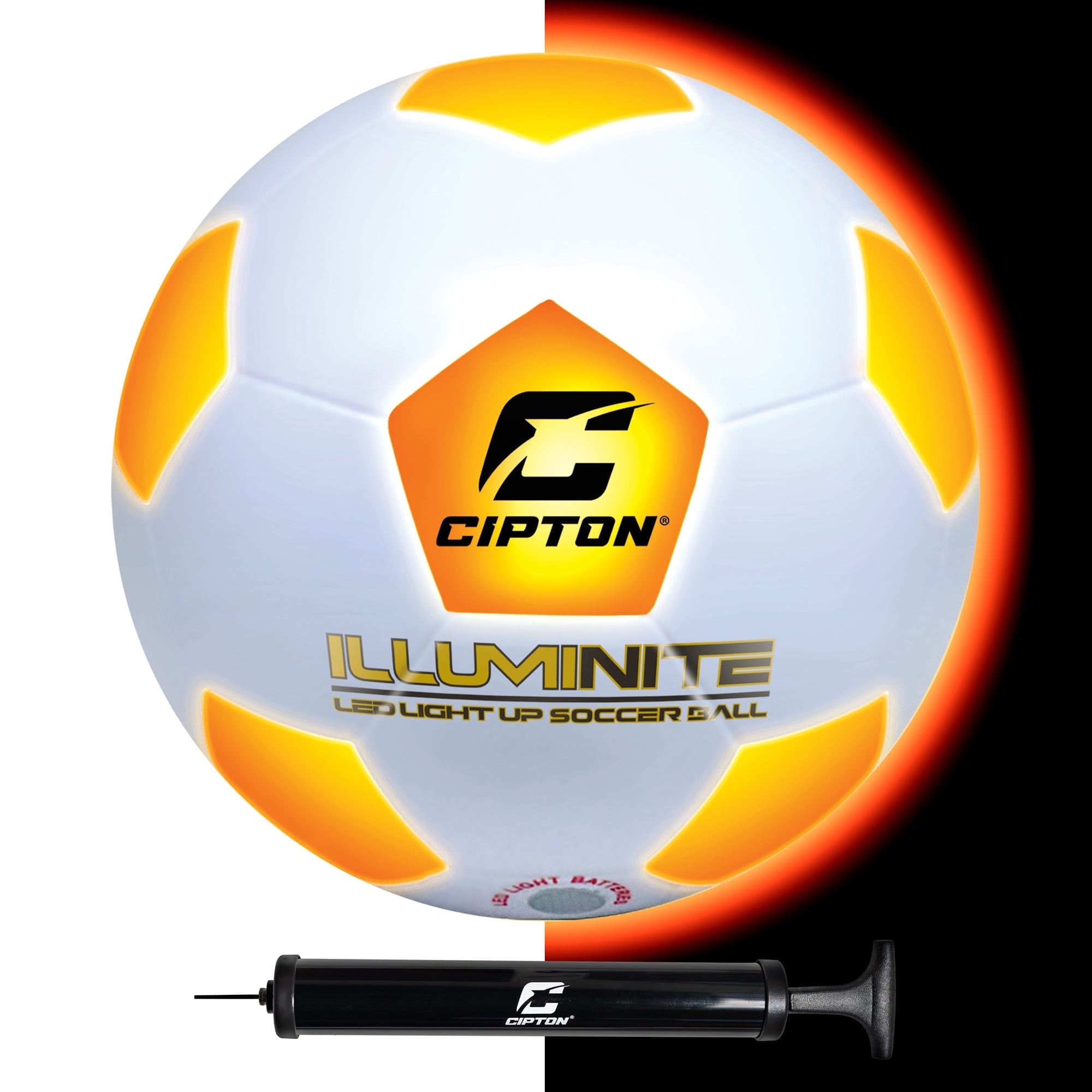 Cipton Light up Official Size 5 Soccer Ball Pump Included