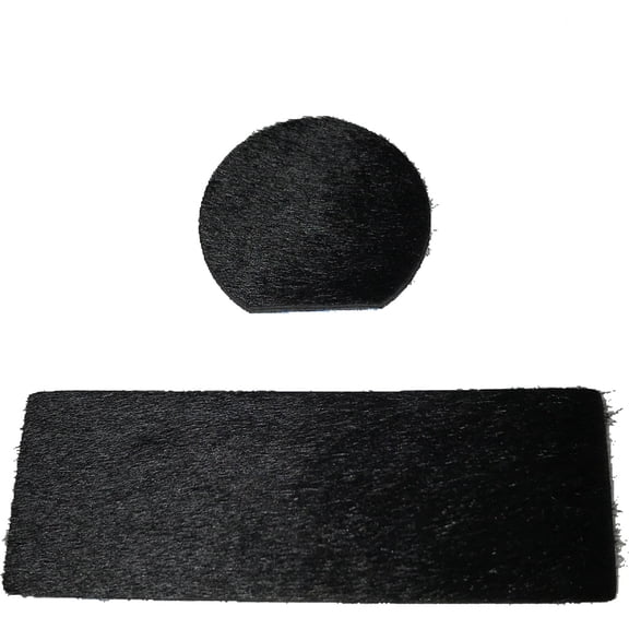 Cir-Cut Traditional Rest Kit Black Calf Hair 2 Piece