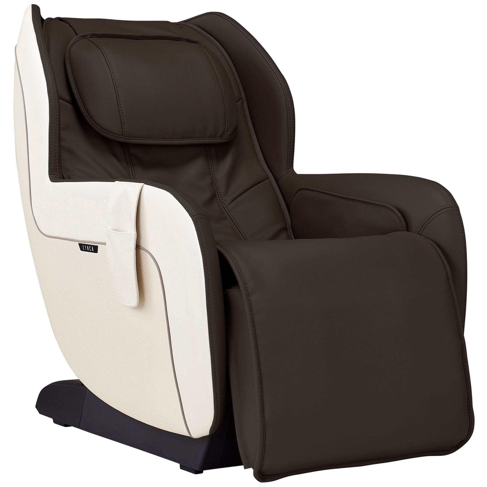 Espresso Faux Leather Heated Zero Gravity Massage Chair