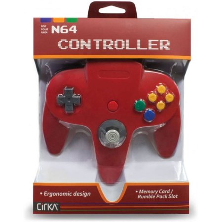 CirKa Controller for N64 (Red)