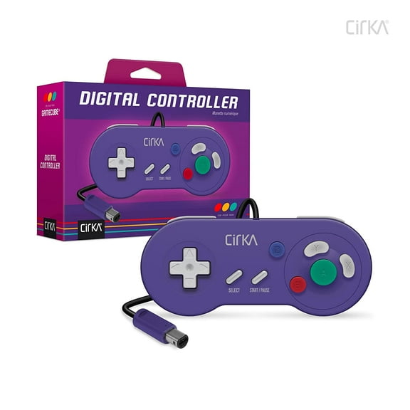 CirKa Digital Wired Controller for GameCube (Purple)