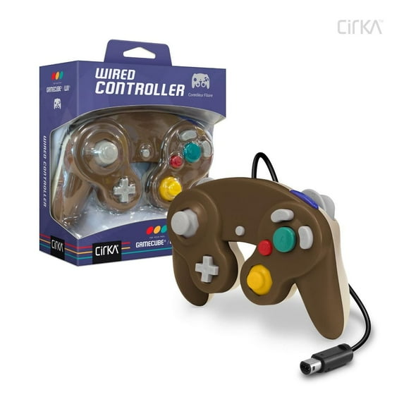 CirKa M05819-BRBG Wired Controller (Brown Beige) For GameCube®/ Wii®