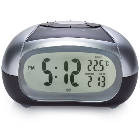 Cirbic Loud Talking Alarm Clock, Shows Time and Temperature for Low Vision or Blind