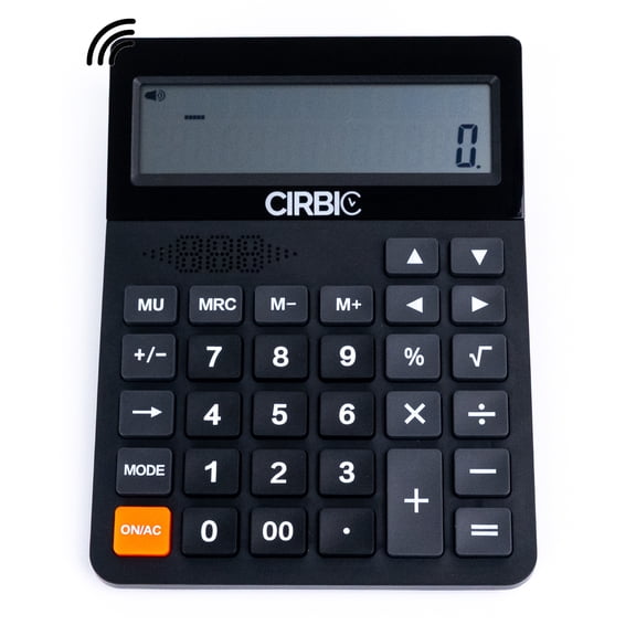 Cirbic Talking Desktop Calculator with Loud Clear Voice and Large Display