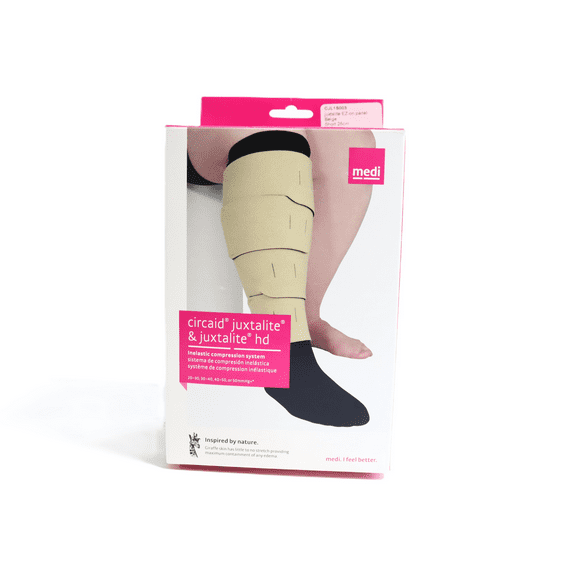 CircAid Juxtalite Lower Leg System Designed for Compression and Easy Use - Large/Short