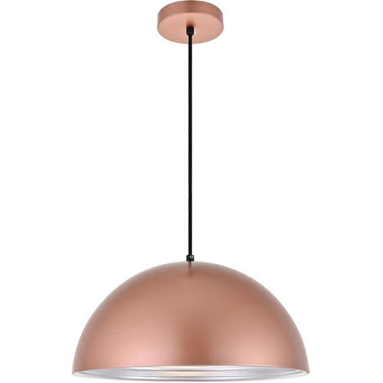 Honey Gold Aluminum Teardrop Pendant Light, 15.5"