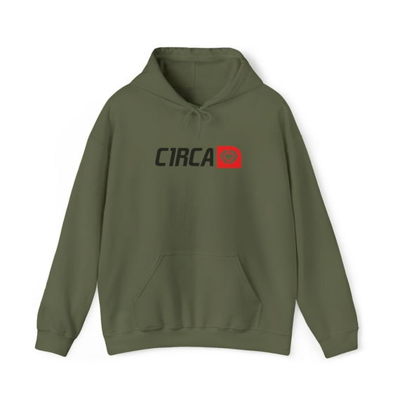 Circa C1rca Footwear Muska Skateboard 00s 90s Vintage Classic SkateHoodie Print - 3XL / Military Green
