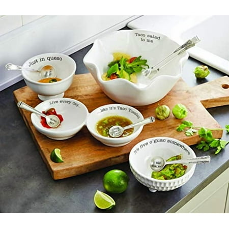 Circa Guacamole and Salsa Serving Dish Sets (Five O'Guac)