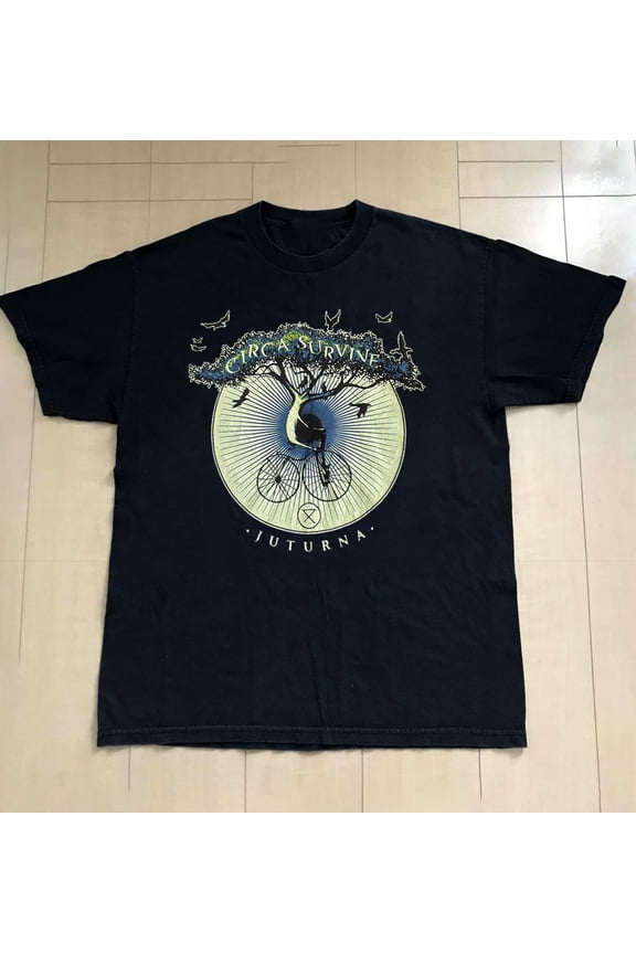 Circa Survive Band Juturna tour Black Tee Cotton Adult Shirt S-5XL MC615