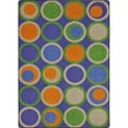 thumbnail image 1 of Kid Essentials - Teen Area Rugs Circle Back, 10'9" x 13'2", Violet, 1 of 2
