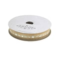 thumbnail image 1 of Circle Bling Center Sheer Ribbon, 5/8-Inch 3 Yards, Ivory, 1 of 1