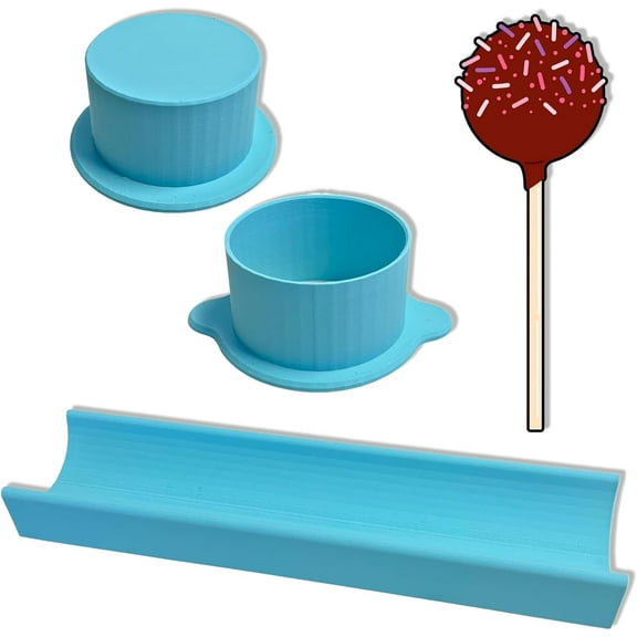 Circle Cake Pop Mold Set with 9in Tray  Easy Cake Pop Maker Kit for Perfect Round Pops, Nonstick Silicone Molds for Baking, Candy, and Chocolate  Fun DIY Dessert Tool for Home